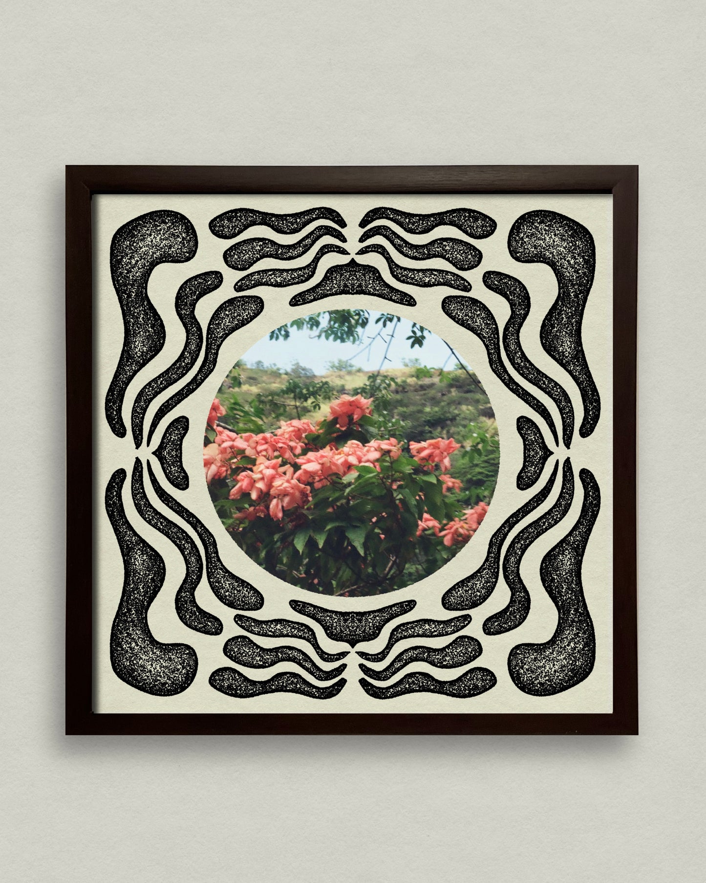 Pink Portals 12x12 Framed Print