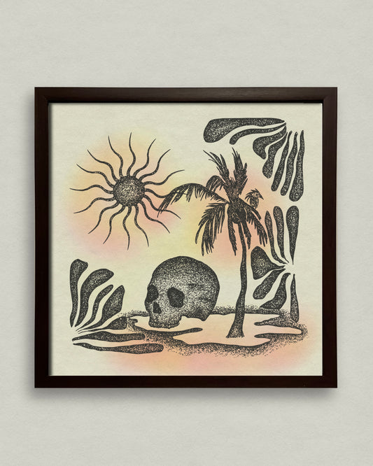 Dead Low Tide 12x12 Framed Print