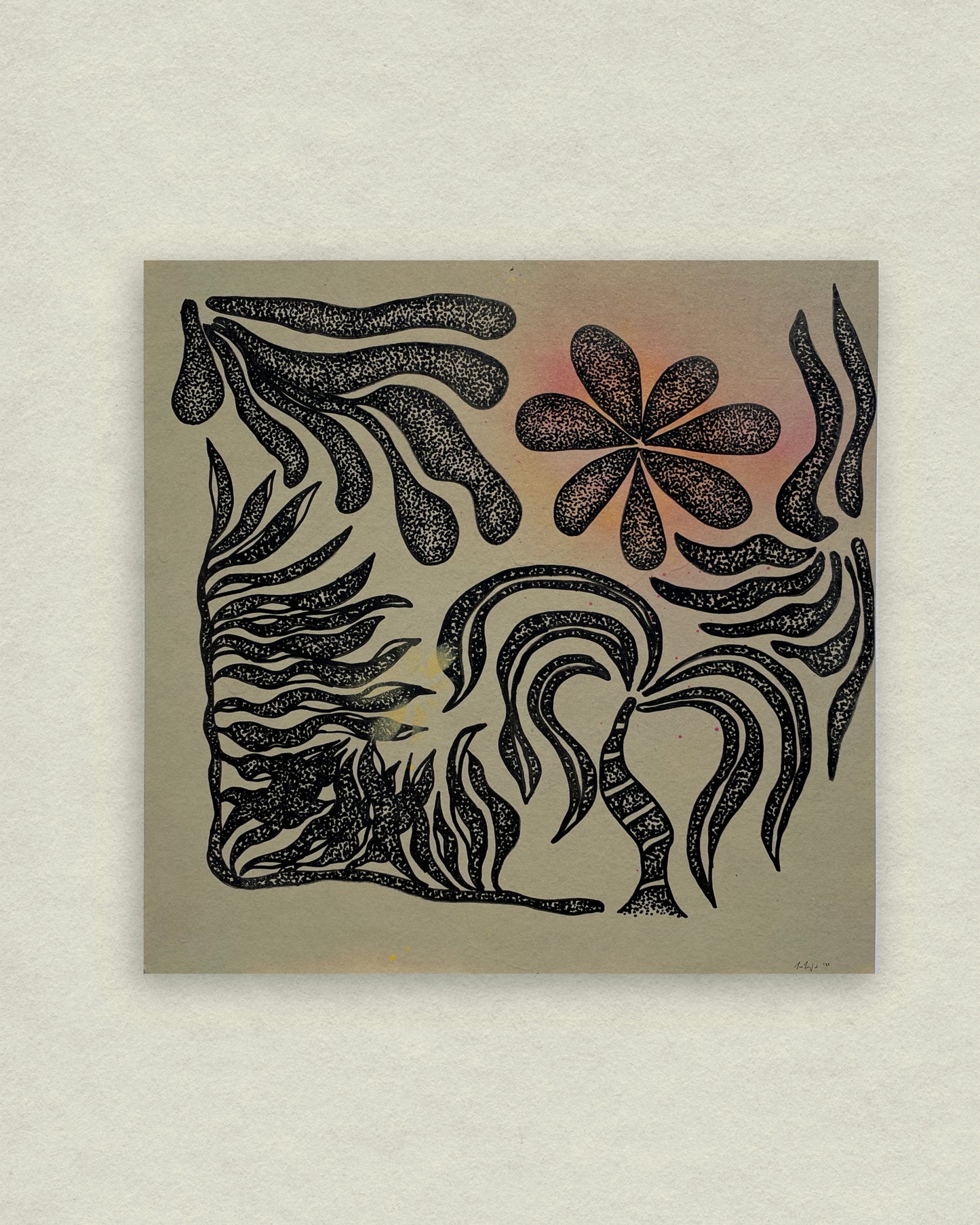 Jungle Dance - Painted Wood Canvas